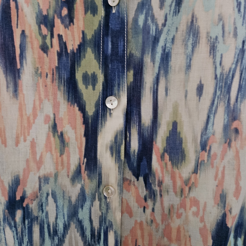 Chico's Multicolor Patterned Blouse - Picture 3 of 4